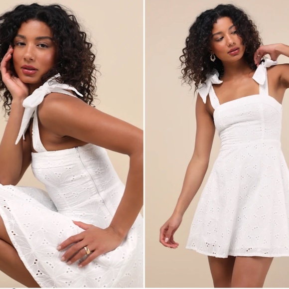 LULU's Bachelorette Engagement Bridal Shower Brunch Honeymoon Floral Casual Mini - Picture 3 of 4